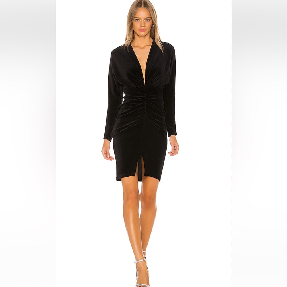 IRO Velvet Black Cocktail or Formal mini dress size medium